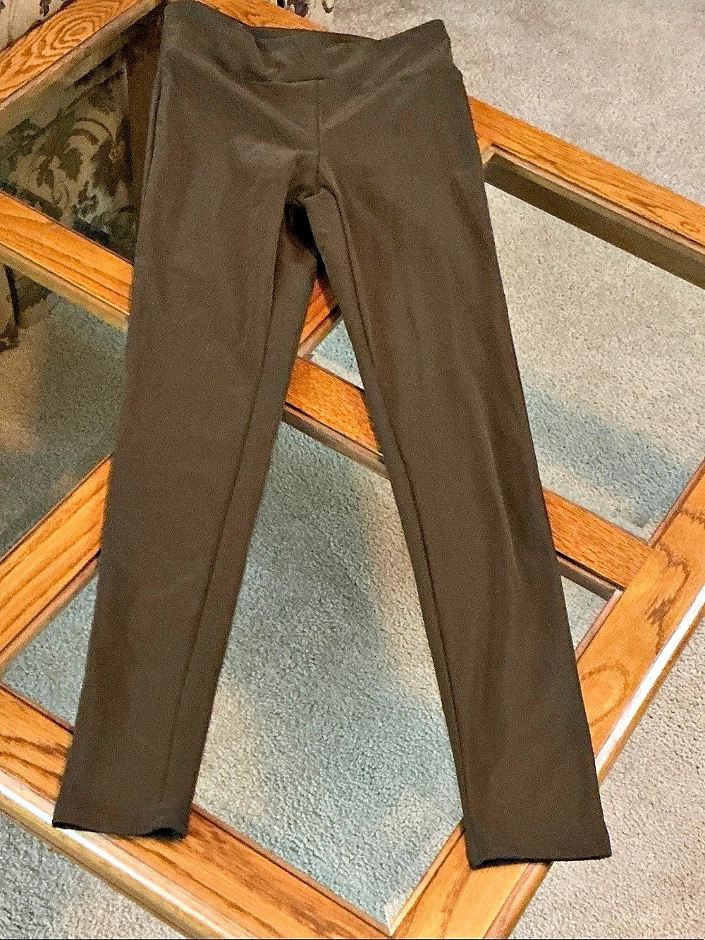G by Giuliana Brown Leggings Size XS Like New